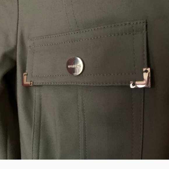Marciano Olive Green Military Jacket Size 0 XS - Picture 5 of 6